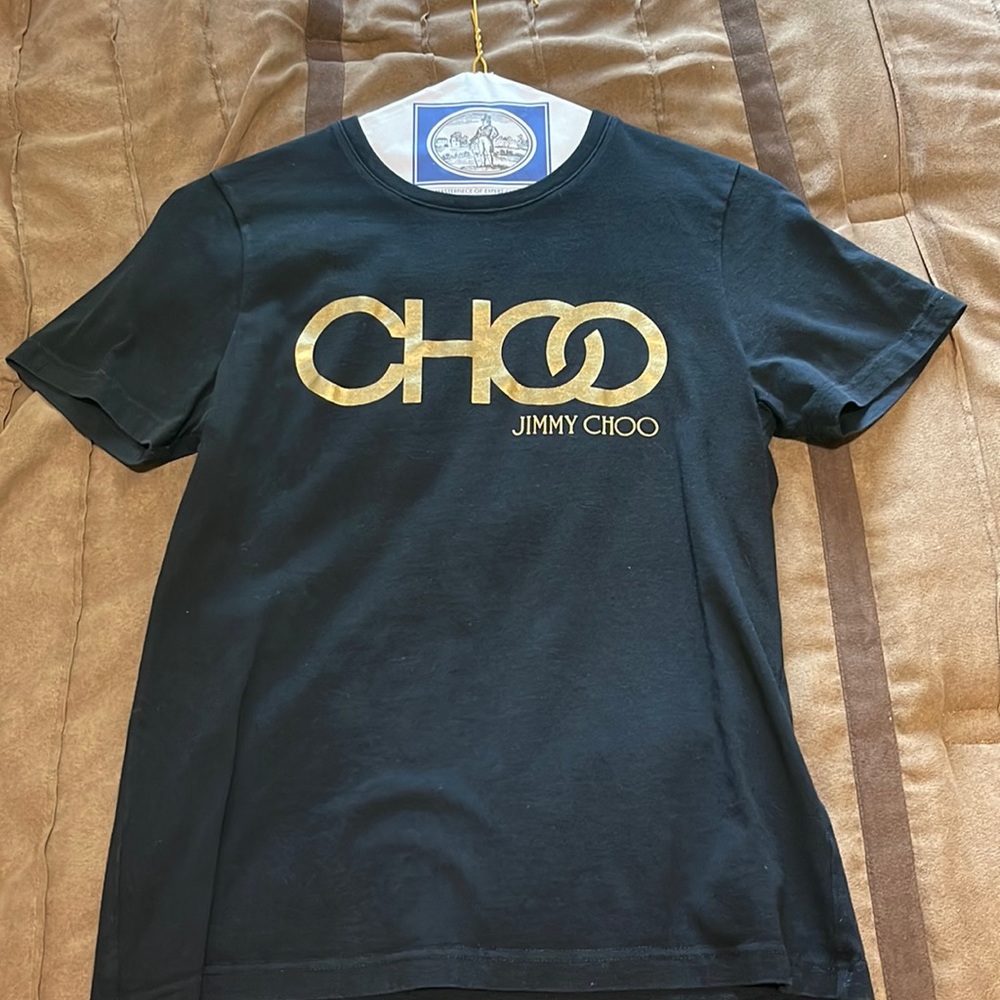 Black Jimmy Choo Logo T-Shirt